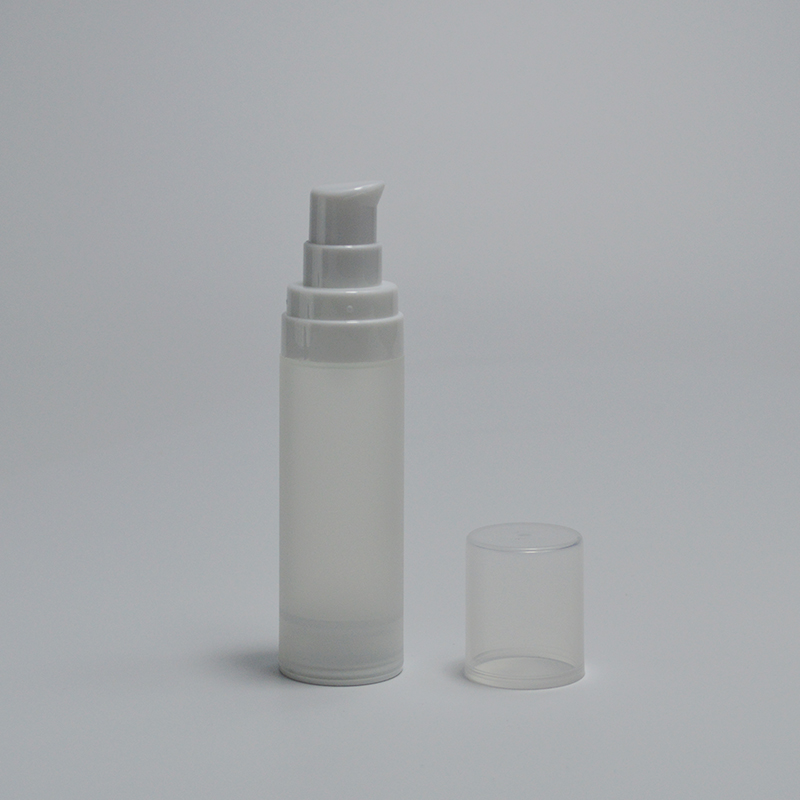 30ml Airless Bottle with Cap Matte Finish Cosmetic Vacuum Lotion Bottle in PP Plastic