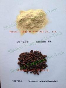 China Schisandra Extract 2% ,5%, 9%Schisandrins, anti aging, Protect liver,CAS.: 7432-28-2 Chinese export, Yongyuan Bio-Tech, wholesale