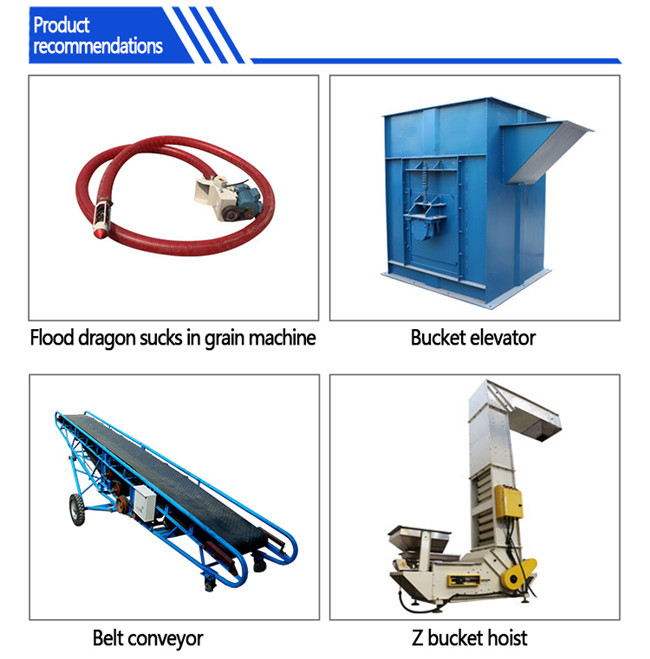 All Enclosed Vertical Flexible Screw Conveyor Structure With Non- Dust Pollution