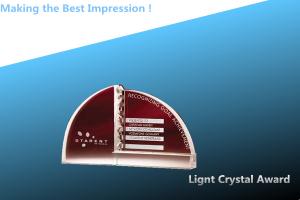 China crystal light award/crystal nameplate/crystal paperweight/light crystal award wholesale