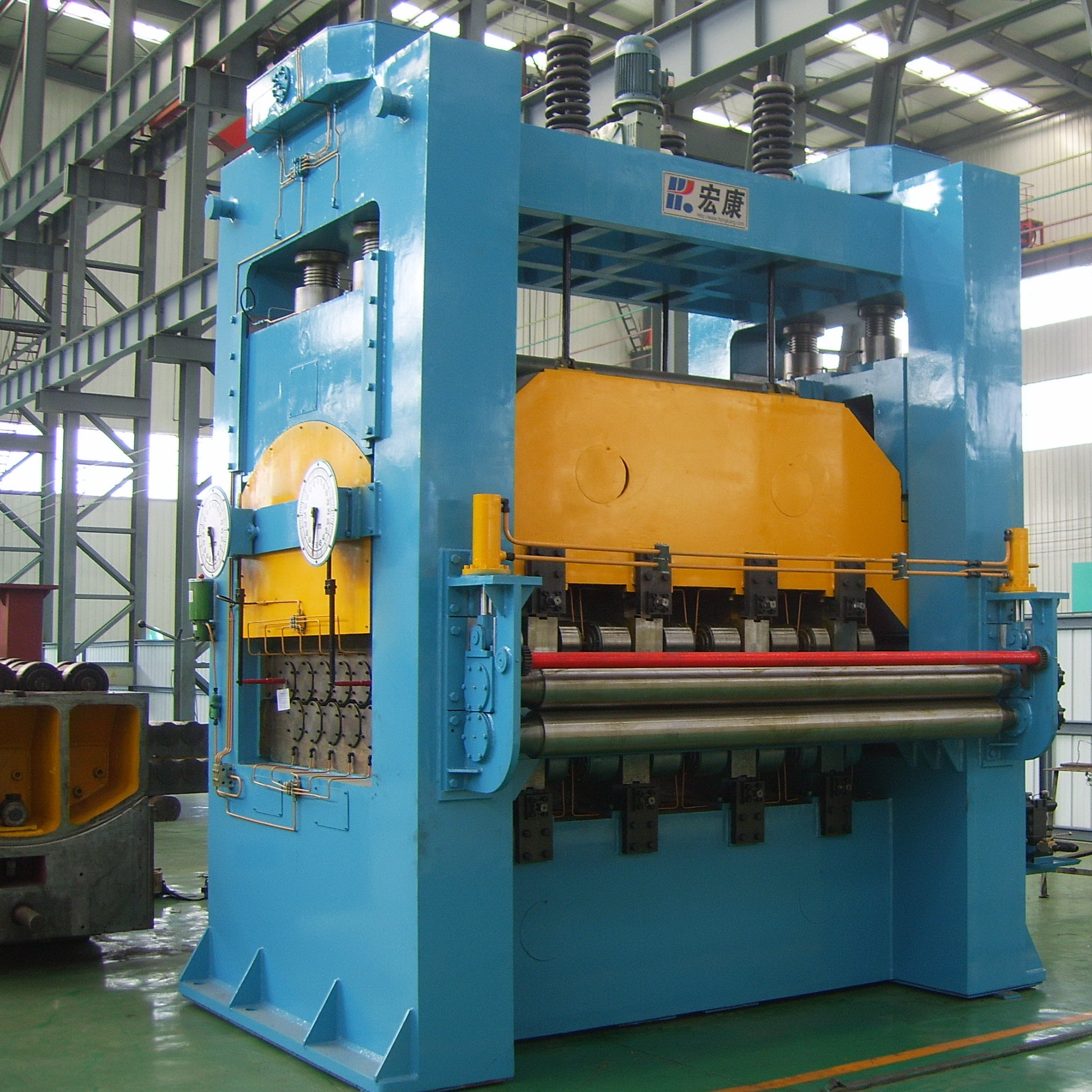 Video Outgoing Inspection Steel Coil Leveling and Rewinding Machine for Metal Sheets