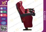Ergonomic Steel Frame Powder Coated Cinema Theater Chairs With Cupholder