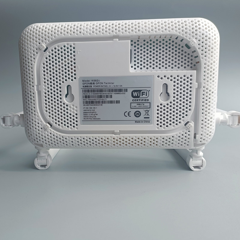 K662c dual band edge router Wi-Fi 6 2.4g 5g AC wifi 4GE ftth onu English version