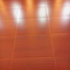 China Soundproof Fiberglass Insulation Perforated Wood Acoustic Panels Wooden Board wholesale