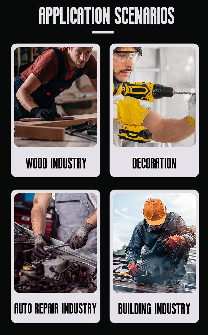 13 Gauge Red Sandy Nitrile Polyester Gloves Anti Slip TPR Impact Protection Gloves