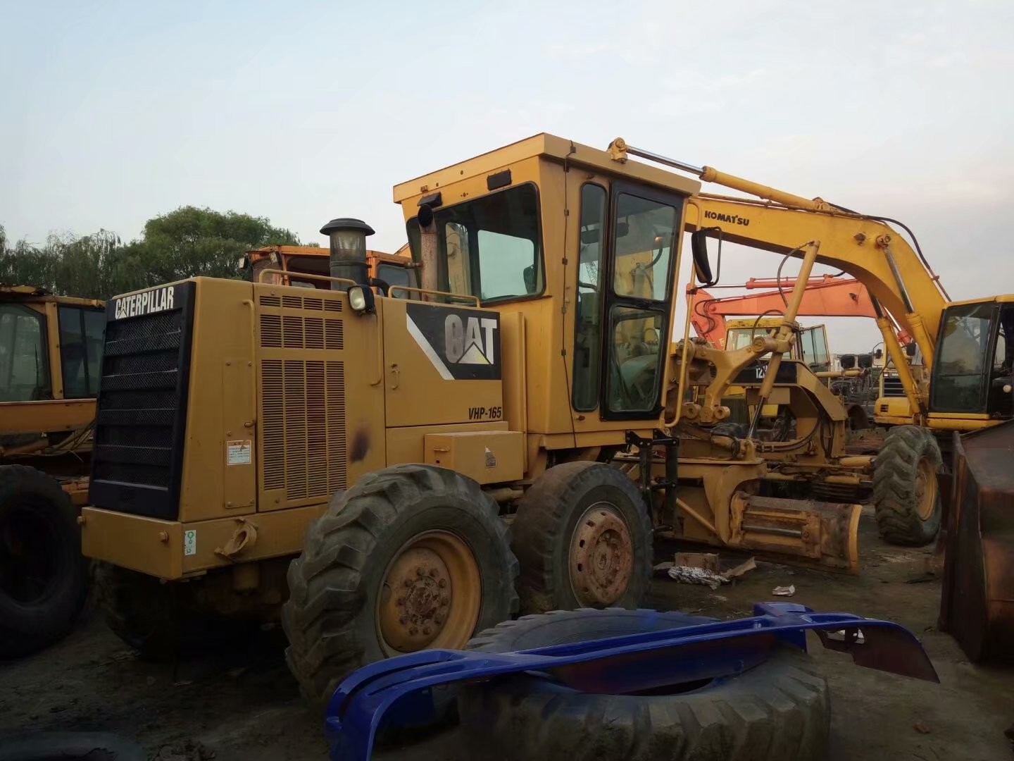 Used CAT 12H Motor Grader Made In China/Used Caterpillar Motor Grader With Powerful Engine