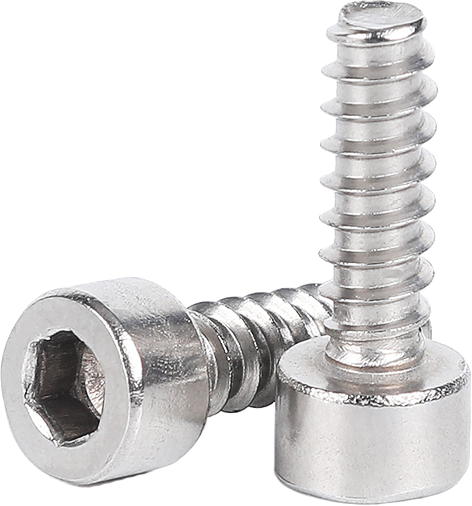 Black Oxide Coated Machine Screws Full Thread DIN 912 M0.6-M3 High Tensile Strength for Automotive Machinery