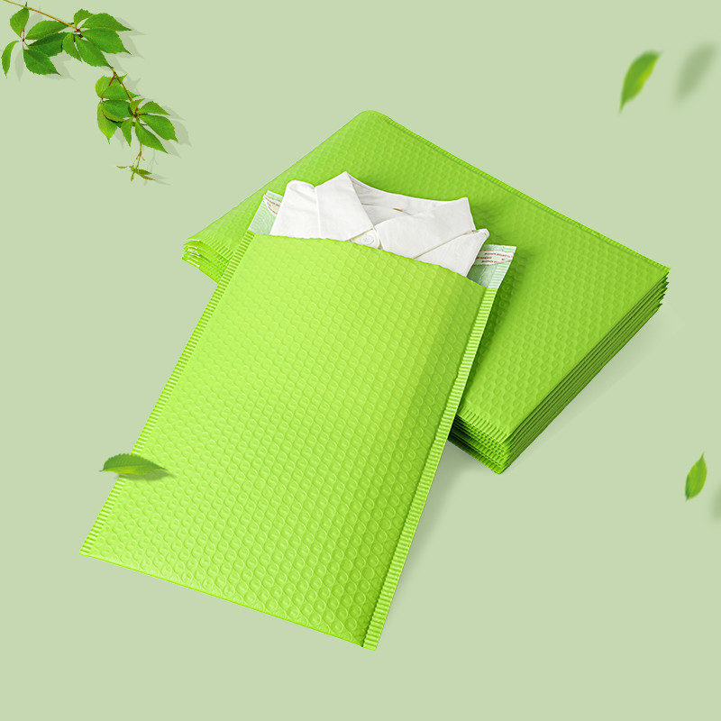 Gravure Printing Teal Bubble Mailers 8.5 X12'' Clothes Packaging