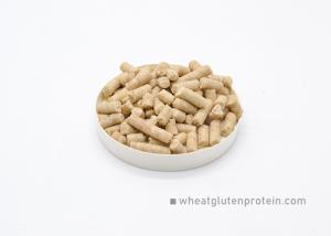 China Shrimp / Salmon Wheat Gluten Feed Pellets Physical Extraction No Smell wholesale