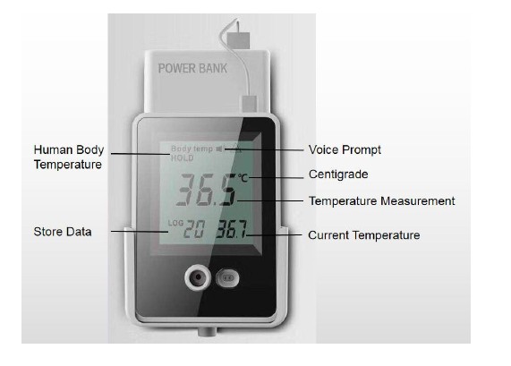 1920 X 1080 AI Doorbell Smart Sensor AI Infrared Thermometer