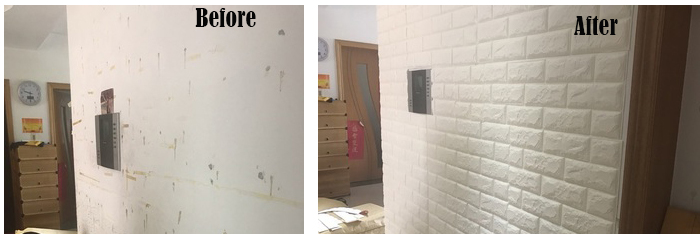 3d foam wall tile wallpaper 3D Brick PE Foam wallpaper 120-150g/PCS wall panel sticker home decoration for wall
