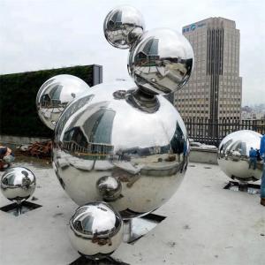 China H250cm SS304 SS316 Outdoor Metal Sculpture Hollow Sphere wholesale