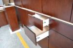 bamboo veneer kitchen cabinet,stock kitchen cabinet,kitchen project for Canada