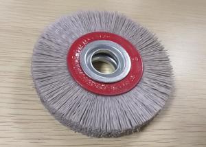 China White Abrasive Nylon Wheel Brush Dupont Aluminium Oxide Wire Material wholesale