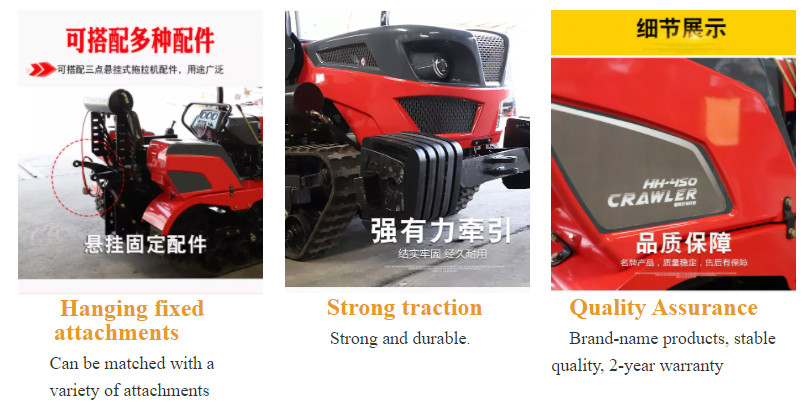 CE Large Farm Tractors Weeding Ditching Farm Machinery And Equipment