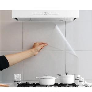 China Vinyl Wallpapers for Kitchen Transparent Film Backsplash Self Adhesive wholesale