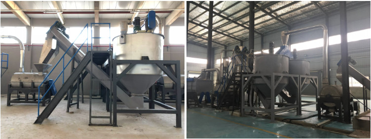 185KW Pet Bottle Washing Line Recycling Plant PLC 300kg/H NSK SKF