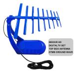 DTMB Ground Wave 5 element 0-2dBi Outdoor Yagi Antenna Stable Performance