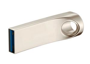 China 256g 3.0 Silvery Metal Pen Drive Can Shape With Customized Logo wholesale