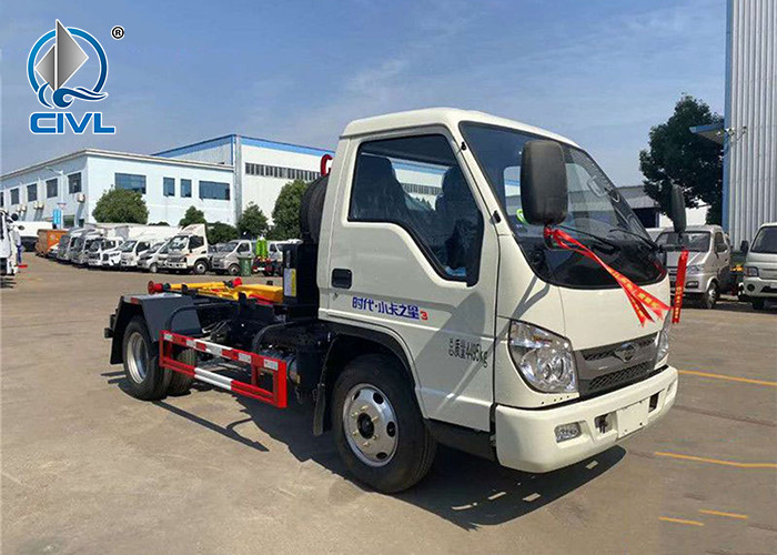 4/6/8m3 Hook Arm Garbage Truck New Rubbish Truck / JAC ISUZU Dustbin Lorry Dumpcart Vehicle 4m3 Hook Arm Garbage Truck