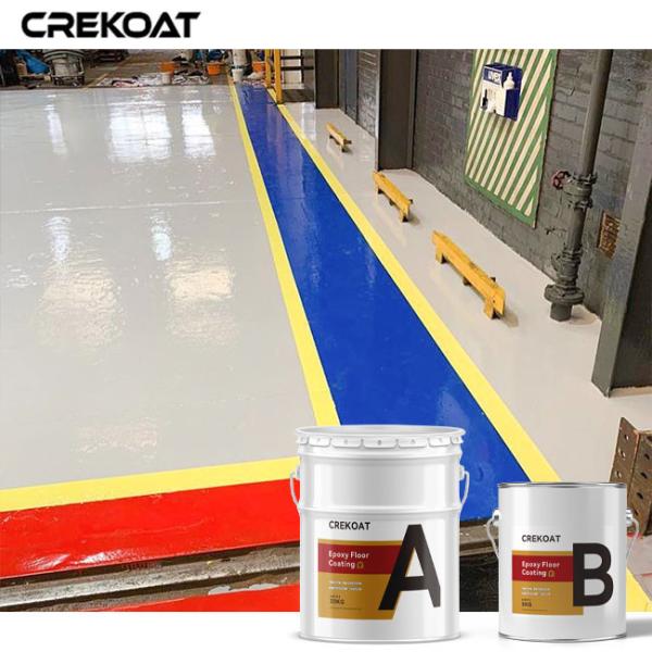 Chemical Resistance Non Slip Epoxy Floor Coating Withstands Heavy Foot Traffic 1