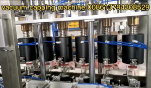 China 1500 Bottles / Hour Vacuum Capping Machine For Filling Sealing wholesale