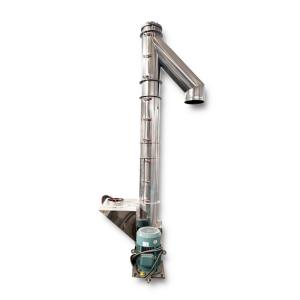 China Tubular Stainless Steel Spiral Conveyor Vertical Industrial Feeder wholesale