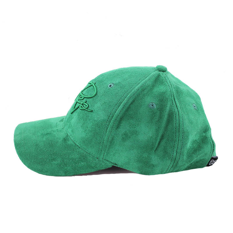 factory price custom suede baseball cap with embroidery flat logo, 6 panel suede cap promotional gift manufacturers