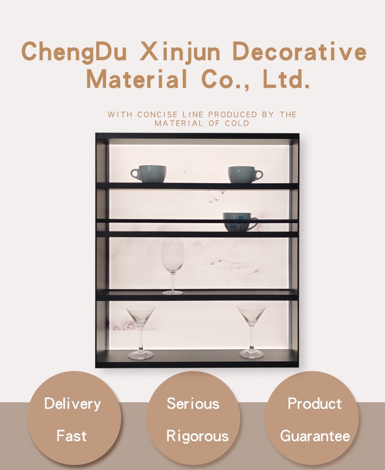 Light Panel Display Racks Aluminum Display Shelf