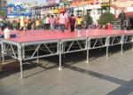 Outdoor Aluminium Party Tent Accessories , Portable Event Stage For Wedding