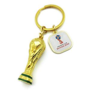 China FIFA World Cup Keychain Soccer Race Promotional Keyring Design wholesale