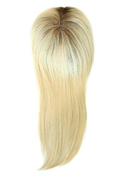 Natural Black Human Hair Topper Customizable 5x5 Inches Real Hair Toppers