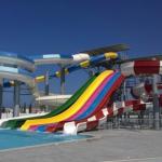 Water Park Playground Area Equipment Swimming Pool Games Fiberglass Slide