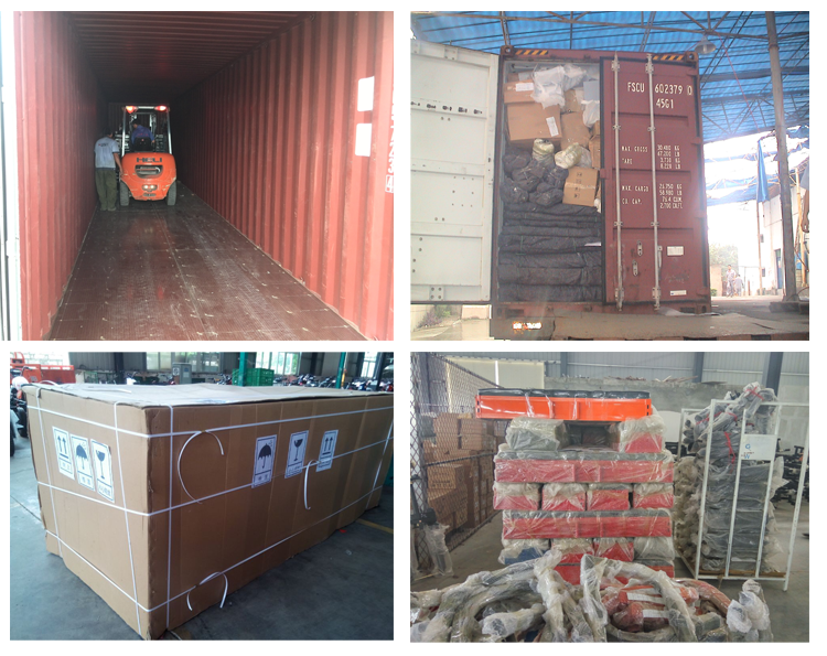 Closed Box Three Wheel Cargo Motorcycle 1400rpm with 50*100 Chassis and 5.0-12 Tyres