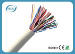 20 Pairs Solid Cat3 Telephone Cable / Waterprooft 24AWG Phone Line Cable
