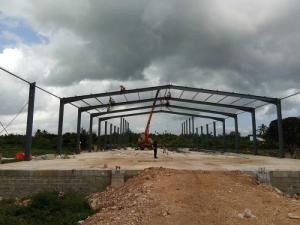 China Gable Frame Metal Structure Building , Prefabricated Steel Structure Construction wholesale