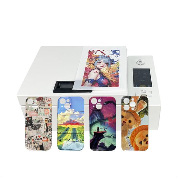 New Design Personalized A4 Film 3D Sublimation Vacuum Heat Press Transfer Coated Printing Phone Case DIY Small Machines