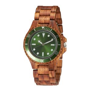 China 3ATM Waterproof VD53 Movement Wooden Quartz Watch wholesale