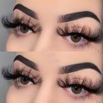 100% Siberian Cruelty Free 3D Fluffy Mink Lashes With Black Cotton Band