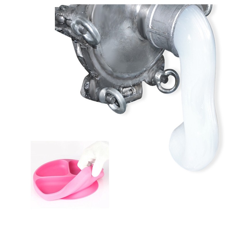 Waterproof Food Grade Liquid Silicone Rubber For Baby Feeding Tableware
