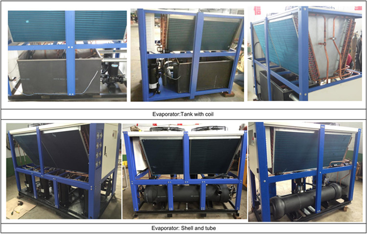 20 Ton High Effciency Industrial Air Cooled Chiller For Food Drink