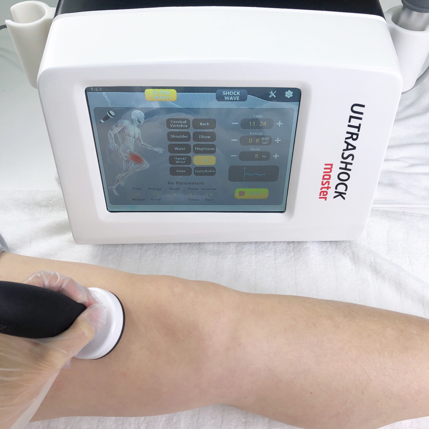 1MHZ Physcial Ultrasound Therapy Machine For Body Pain Relief