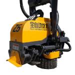 Yellow Automatic Mini Wood Cutter Machine Construction Equipment Accessories