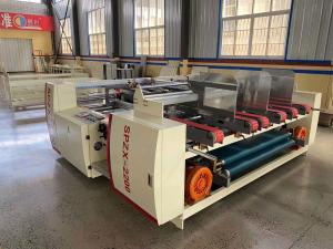 China Pneumatic Double Piece Corrugated Carton Box Folder Gluer Machine wholesale