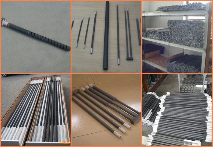 High Temperature Silicon Carbide Heater 1400C Electric Heating Element