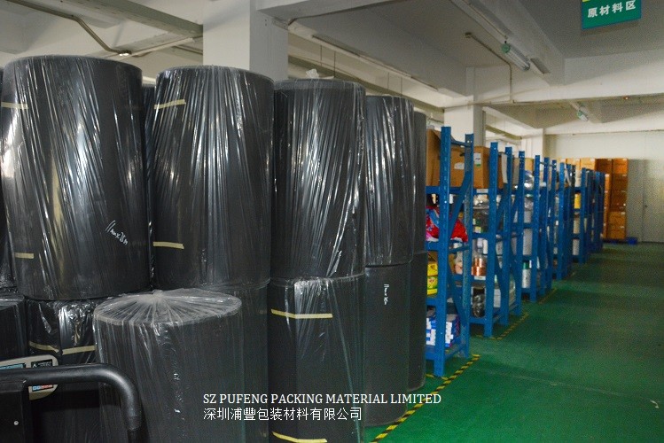 15-60PPI Black Color Polyester Fire Retardant Air Filter Cotton