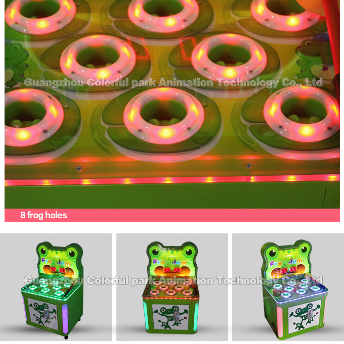 Whack A Mole Ticket Arcade Amusement Indoor Playground Frog Hammer hit Coin operated Kids redemption ticket game machine