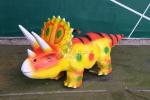 3 - 4M Long Dinosaur Kids Car , Coin Operated Animatronic Dinosaur Ride
