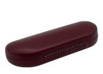 Iron Leather Fancy Small Metal Reading Glasses Case