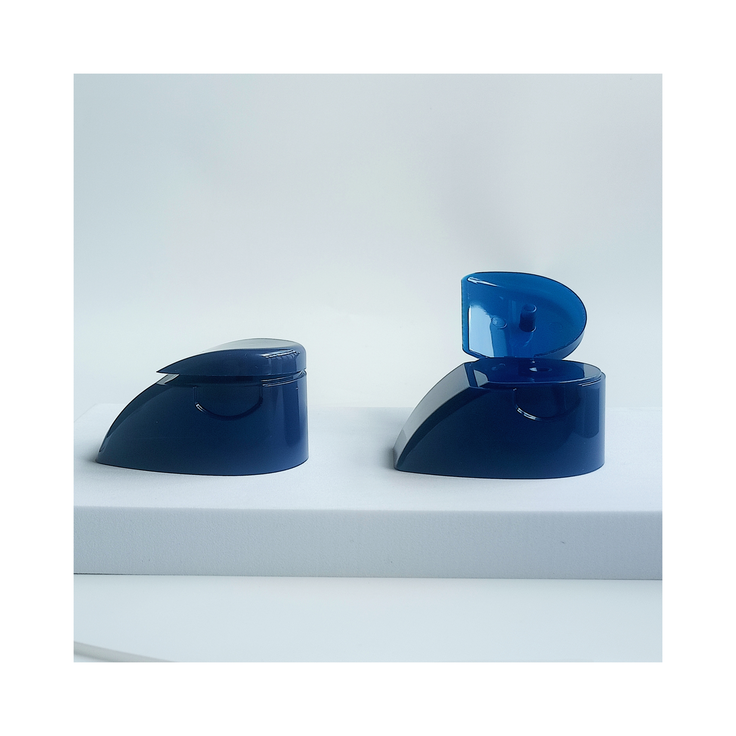 24mm Plastic Snap on Hair Conditioner Bottle with Oval Flip Cap Custom Order Accepted
